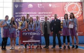 Астраханские баскетболистки прошли в суперфинал всероссийской школьной баскетбольной лиги 