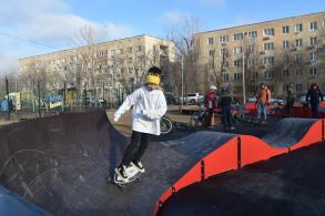 В Астрахани открыли скейт-парк